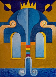The Bride, 2006 (olje på tre) av Jan Groneberg