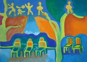 Vinteren har kommet, 2009 (olje på lerret) av Jan Groneberg