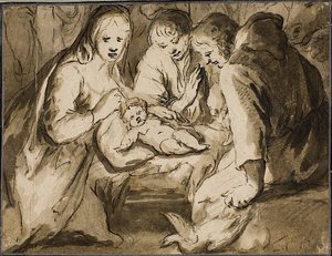 Hyrdenes tilbedelse av Jan Harmensz. Muller