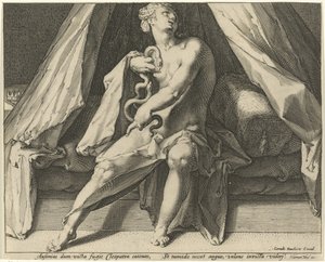 Kleopatras død av Jan Harmensz. Muller