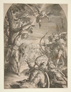 Sankt Sebastians martyrium av Jan Harmensz. Muller