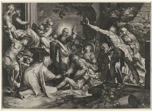 Oppdragelse av Lasarus av Jan Harmensz. Muller