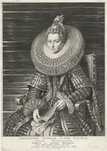 Portrett av Isabella Clara Eugenia, Infante of Spain