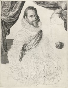 Portrett av kong Christian IV av Danmark og Norge av Jan Harmensz. Muller