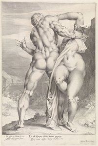 Ran av en sabinsk kvinne, sett bakfra Robbery of a Sabine Woman (serietittel) av Jan Harmensz. Muller