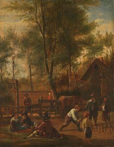 Bowlerne av Jan Havicksz. Steen (copy after)