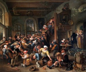 The Egg Dance: Peasants Merrymaking In An Inn