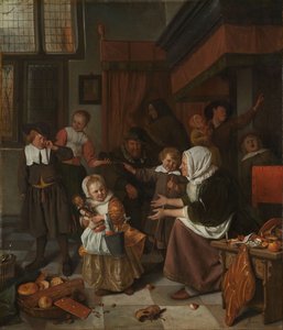 St Nicholas-festen av Jan Havicksz. Steen