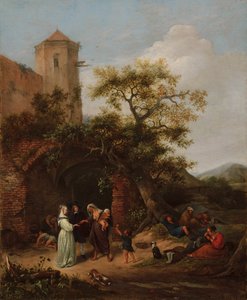 Spåkonen, ca. 1650-1654 av Jan Havickszoon Steen