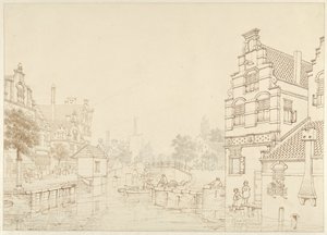 En kanal i en by av Jan Hendrik Verheijen