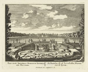 Fontene ved den store dammen i hagene til Paleis Het Loo, 1695-1705