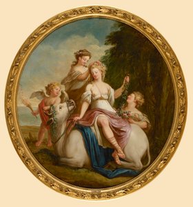 Voldtekten av Europa, 1723. av Jan Jakob Spoede