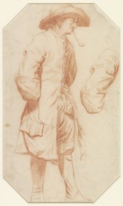 Studie av stående mann og høyre arm av Jan Josef Horemans (I)