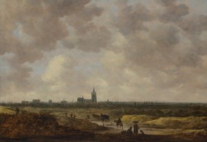 En utsikt over Haag fra nordvest, 1647. av Jan Josephsz van Goyen