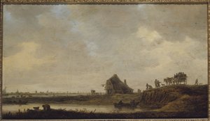 Vertshuset ved elven av Jan Josephsz van Goyen