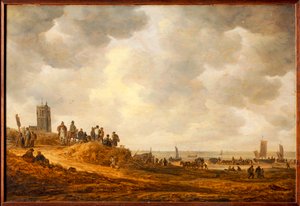 Strand nær Egmond - Strand nær Egmond … av Jan Josephsz van Goyen