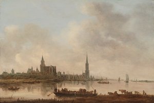 Utsikt over Emmerich, 1645.