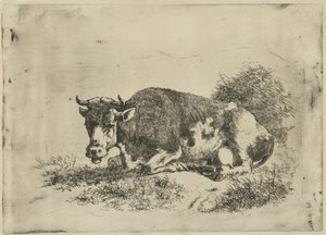 Liggende ku av Jan Kobell (III)