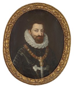 Portrett av Charles Emmanuel I 1562-1630, hertug av Savoy, etter 1600. av Jan, Kraeck