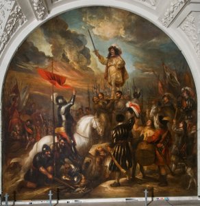 Brinio reist på et skjold av Jan Lievens