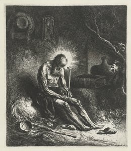 Den hellige Jerome av Jan Lievens