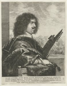 Portrett av komponisten og lutenisten Jacques Gaultier, 1631-1635 av Jan Lievens