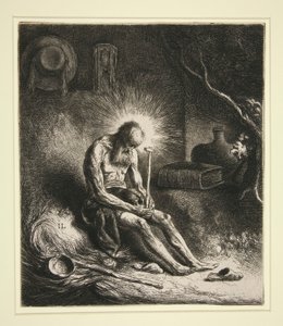 St. Hieronymus i bot av Jan Lievens
