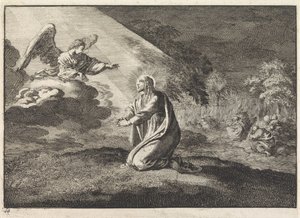 Kristus i Getsemane hage av Jan Luyken