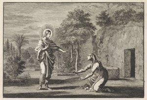 Kristus viser seg for Maria Magdalena av Jan Luyken