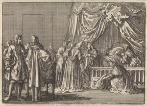 Fødsel av sønnen til kong James II av England, 1688 av Jan Luyken