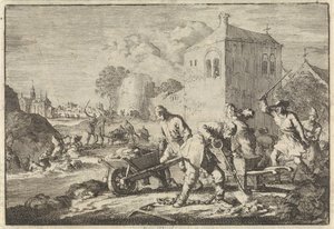 Reformerte ministre i Ungarn dømt til hardt arbeid, 1674 av Jan Luyken
