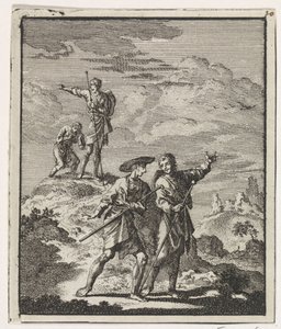 Pilegrimer i et fjellandskap av Jan Luyken