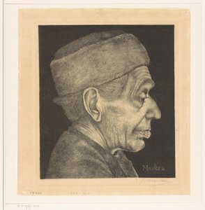 Portrett av Douwe med hatt
