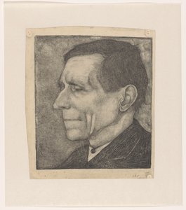 Portret van Beint Mankes I av Jan Mankes