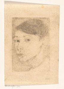 Selvportrett av Jan Mankes