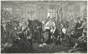 Opprettelsen av det polsk-litauiske samveldet av Union of Lublin