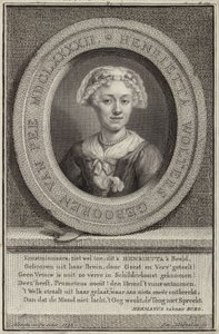Portrett av Henrietta van Pee av Jan Maurits Quinckhardt