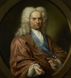 Portrett av David Leeuw (1682-1755), mennonittisk draper