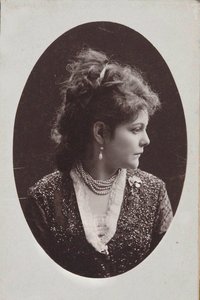 Portrett av pianist og komponist Sophie Menter 1846-1918, 1893. av Jan Mieczkowski