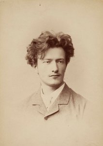 Portrett av komponisten Ignacy Jan Paderewski 1860-1941, ca. 1883. av Jan Mieczkowski