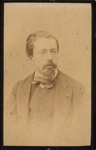 Portrett av fiolinisten og komponisten Henryk Wieniawski 1835-1880. av Jan Mieczkowski