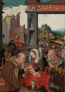 The Adoration of the Magi, ca. 1520-5 (olje på panel) av Jan Mostaert
