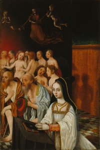 The Souls of the Just and Donor, ca. 1520 av Jan Mostaert