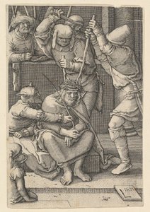 Kristus kronet med torner copy.n.d. av Jan Muller