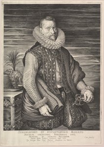 Portrett av Albert, erkehertug av Østerrike, suveren av Sør-Nederland, 1615. av Jan Muller
