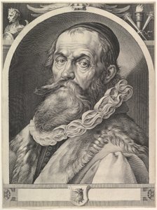 Portrett av Hendrick Goltzius, ca. 1617. av Jan Muller