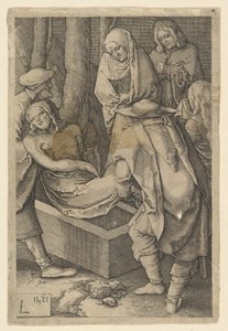Entombment kopien, 1521. av Jan Muller