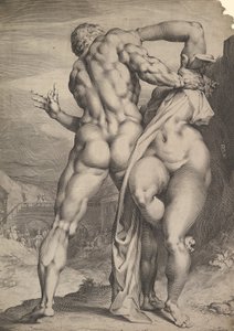 Voldtekten av sabinskvinnene, ca. 1627.
