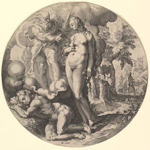 The Sixth Day Dies VI, fra serien The Creation of the World, ca. 1598.