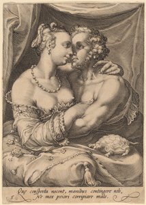Ta på av Jan Pietersz Saenredam after Hendrik Goltzius